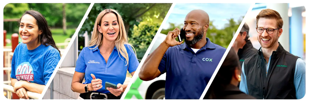 Cox Family of brands employees - Cox Enterprises, Cox Automotive, Cox Communications, and Cox Farms